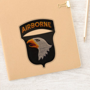 イーグルスの輪郭を叫んでいる軍隊101st ABN DIV シール