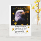 イーグルスを持つはえは/祝います カード (黄色い花)