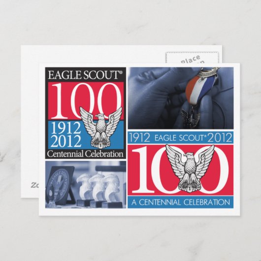 イーグルスカウト100年のポストカード ポストカード (正面/裏面)