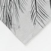 イーグルスケッチ顔ウォール フリースブランケット (角)