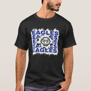 イーグルススクールスポーツファンチームスピリットマスコットギフトB Tシャツ