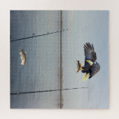 イーグルスティービングベース魚釣り ジグソーパズル (横)