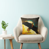 イーグルストーム飛んでいる- Bald Eagleファンタジーアート クッション (椅子)