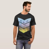イーグルス山グランジ景色 Tシャツ (正面フル)