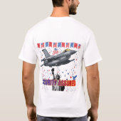イーグルス・フリーダム・フライト ホワイト Tシャツ (裏面)