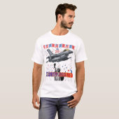 イーグルス・フリーダム・フライト ホワイト Tシャツ (正面フル)