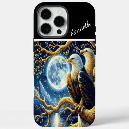 イーグルス&フルムーン Case-Mate iPhoneケース (裏面)