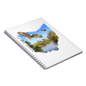 イーグルスSciotoの川のコロンブスオハイオ州のノート ノートブック (右側)