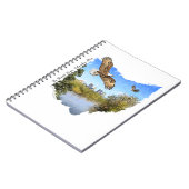 イーグルスSciotoの川のコロンブスオハイオ州のノート ノートブック (左側)