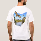 イーグルスSciotoの川のコロンブスオハイオ州のTシャツ Tシャツ (裏面)
