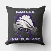 イーグルズインナー獣 クッション (正面)