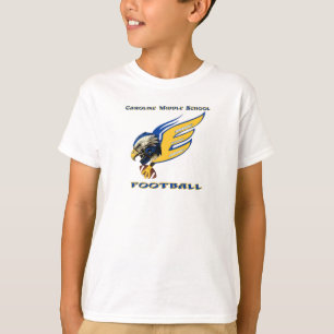 イーグルズサッカーチームシャツとヘルメントデザイン Tシャツ