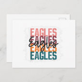 イーグルズスクールスポーツファンチームスピリット シーズンポストカード (正面/裏面)