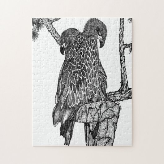 イーグルズハリエット+ Mホームストロンガー母とパパ若い ジグソーパズル (縦)