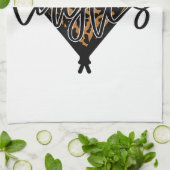 イーグルズ先生学生学校スポーツファンチームスピア キッチンタオル (折り畳み)