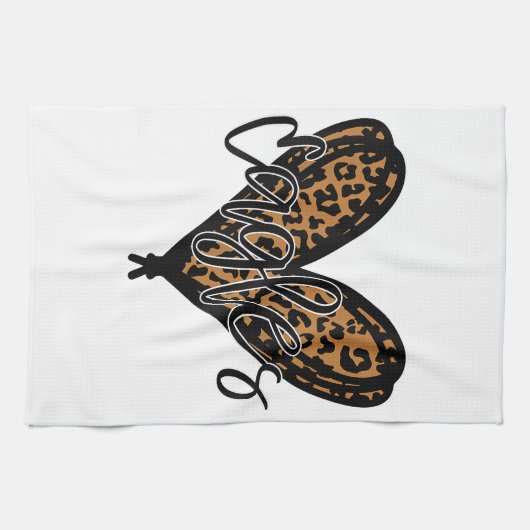 イーグルズ先生学生学校スポーツファンチームスピア キッチンタオル (横)