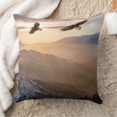 イーグルズ飛行中 クッション (ブランケット)