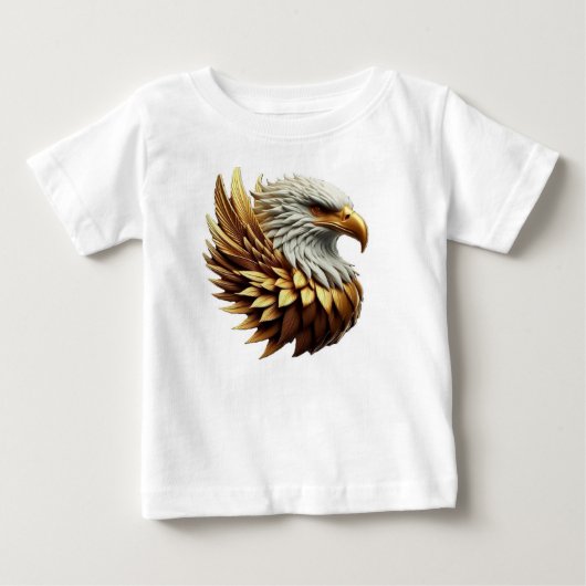 『イーグルタトゥーTシャツデザイン』 ベビーTシャツ (正面)