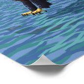 イーグルダイビングサウスダコタ ポスター (角)