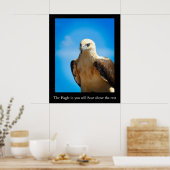 イーグルデザインやる気を起こさせる感動的ポスター ポスター (キッチン)