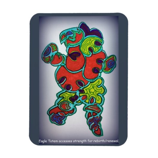 イーグルトーテム磁石 マグネット (縦)