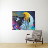 イーグルハゲ・イーグル動物発見アドベンチャー自然 タペストリー (インサイチュ(横))