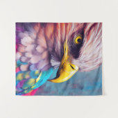 イーグルハゲ・イーグル動物発見アドベンチャー自然 タペストリー (正面(横))