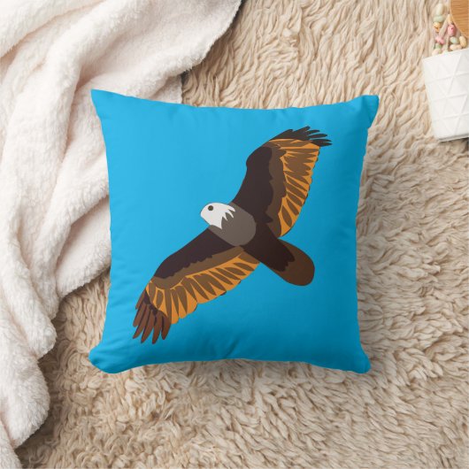 イーグルハゲ クッション (ブランケット)