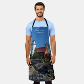 イーグルハーバーライトハウスエプロン エプロン (着用した状態)