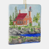 イーグルハーバーライトハウスオーナメント セラミックオーナメント (右)