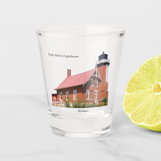イーグルハーバーライトハウスショットグラス ショットグラス (正面)