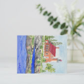 イーグルハーバーライトハウスハガキ ポストカード (スタンド正面)