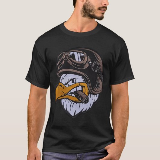 イーグルバイカー Tシャツ (正面)