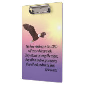 イーグルバイブル聖句イエローピンクパープル クリップボード (左)