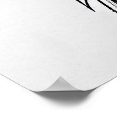 イーグルバードワイルド自然動物イラストレーションアート ポスター (角)