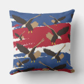 イーグルバードUSA愛国米国国旗 クッション (裏面)