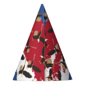 イーグルバードUSA愛国米国国旗 パーティーハット (裏面)