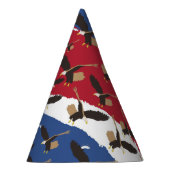 イーグルバードUSA愛国米国国旗 パーティーハット (右)