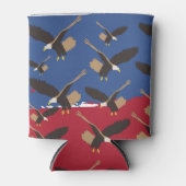 イーグルバードUSA愛国米国国旗 缶クーラー (正面)