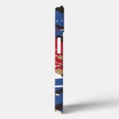 イーグルバードUSA愛国米国国旗 Case-Mate iPhoneケース (裏面 / 右)