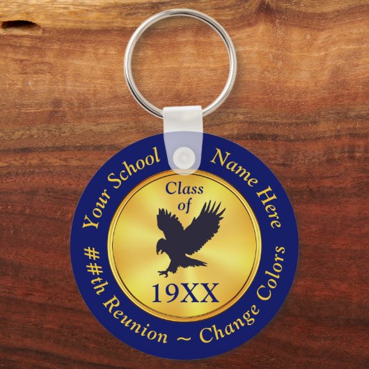 イーグルパーソナライズされたクラス懇親会党は好意を キーホルダー (正面)