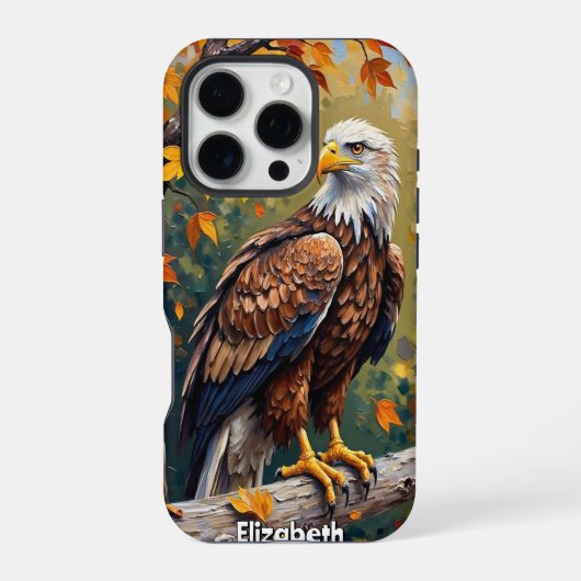 イーグルパーチ、秋の輝き iPhoneケース (裏面)