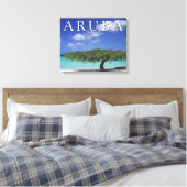 イーグルビーチ | カリブの，アルバ キャンバスプリント (インサイチュ (寝室))