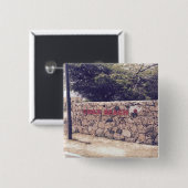 イーグルビーチ- 2インチスクエアボタン 缶バッジ (正面&裏面)