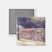 イーグルビーチ- 2インチスクエアマグネット マグネット (正面/裏面)