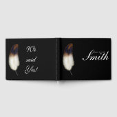 イーグルフェザー先住民結婚アメリカズブラックパーティー ゲストブック (全面)