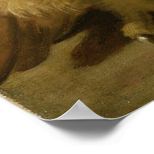 イーグルフクロウと死んだネズミの猫 ポスター (角)