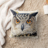 イーグルフクロウ素晴らしル装飾用クッション クッション (ブランケット)