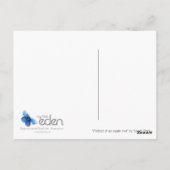 イーグルフクロウ葉書のポートレート ポストカード (裏面)