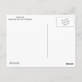 イーグルフクロウ10月の水色 ポストカード (裏面)